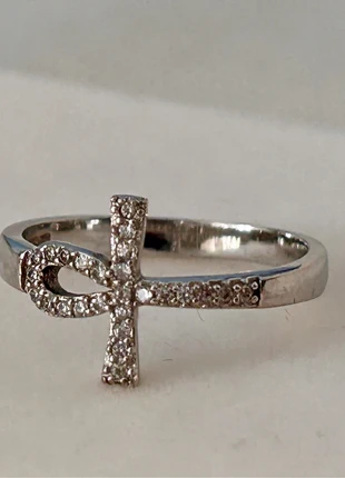 Anello Ank argento 925 croce ansata (Ankh), brand: Argento, condizioni: Ottime, taglia: 16,1 mm Ø / 10,5, €7.50, €8.58 include la Protezione acquisti