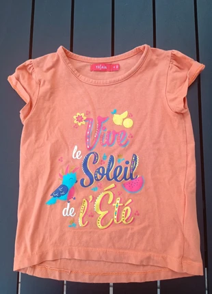 T-shirt manches courtes, marque: Tissaia, état: Très bon état, taille: 4 ans / 104 cm, 1,00 €, 1,75 € Protection acheteurs incluse