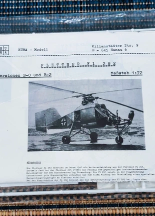 1:72 HUMA Modell Flettner Fl 282 Kolibri, marca: Huma Modell, estado: Nuevo con etiquetas, tamaño: Talla única, 24,00 €, 25,90 € Protección al comprador Pro incluida