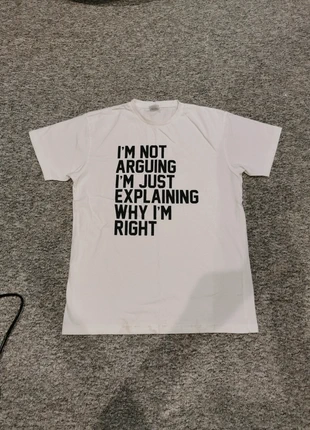 White Graphic Tshirt, brand: Uneek, condition: Satisfactory, size: S, £1.00, £1.75 includes Buyer Protection