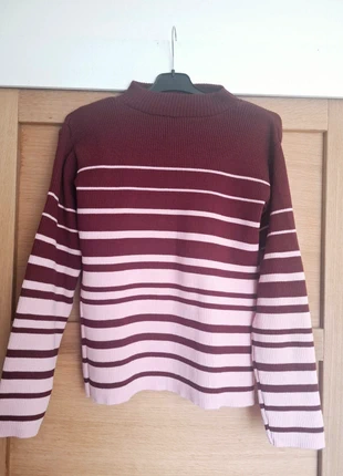 Pull à rayures bordeau et rose 16 ans tbe Y2K, merk: Vintage Dressing, staat: Heel goed, maat: 16 jaar / 176 cm, € 5,00, € 5,95 inclusief Kopersbescherming