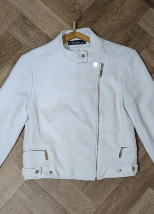 Blouson blanche style motard taille S Très bon état, marque: Yvesline, état: Très bon état, taille: S / 36 / 8, 12,00 €, 13,30 € Protection acheteurs incluse