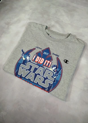 T-shirt/ Maillot manche courte gris collector Champion x StarWars XXL Homme, brand: Champion, condition: Very good, size: XXL, €15.00, €16.45 includes Buyer Protection Pro