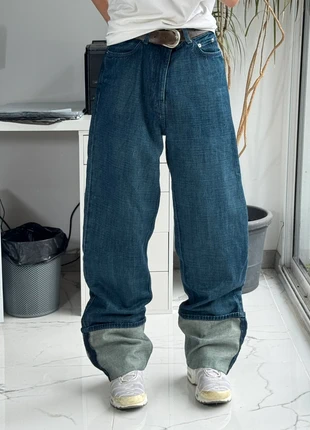 Baggy Weekday Galaxy Loose Fold Up Jeans l 27, merk: Weekday, staat: Heel goed, maat: W27 | FR 36, € 28,00, € 30,10 inclusief Kopersbescherming