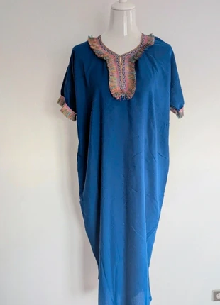 Robe de maison orientale a frange, taille 38, état: Bon état, taille: M / 38 / 10, 4,00 €, 4,90 € Protection acheteurs incluse
