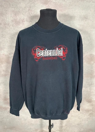 Sweatshirt vintage usa gildan bleu marine logo taille L, merk: Vintage Dressing, staat: Heel goed, maat: L, € 5,00, € 5,95 inclusief Kopersbescherming Pro