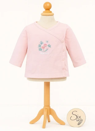 T-shirt manches longues – Bébé – Vertbaudet – 6 mois – Rose clair – Neuf sans étiquette, brand: Vertbaudet, condition: New without tags, size: 6-9 months / 68 cm, €3.00, €3.85 includes Buyer Protection