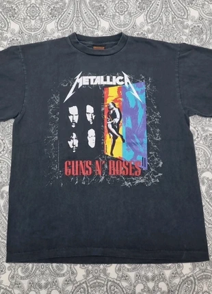 Vintage Metallica Guns N Roses T Shirt Size L 1990s Usa Tour Band Graphic Print, brand: Metallica, condition: New with tags, size: L, £55.00, £58.45 includes Buyer Protection