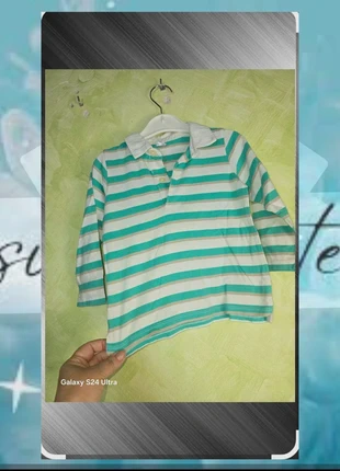 Lindo polo de rayas🪁, marque: TEX, état: Très bon état, taille: 18-24 mois / 86 cm, 2,00 €, 2,80 € Protection acheteurs incluse