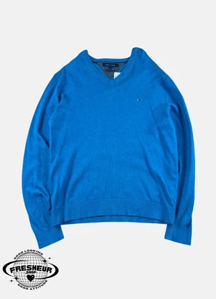 Pull Crewneck Col V Tommy Hilfiger Golf Bleu - XL (C92), marke: Tommy Hilfiger, zustand: Sehr gut, größe: XL, 15,00 €, 16,45 € beinhaltet Vinted-Käuferschutz Pro