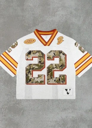 Jersey Bianca Numero 22 Camouflage Patchwork Y2K, marque: Vintage Dressing, état: Neuf sans étiquette, taille: L, 25,00 €, 26,95 € Protection acheteurs incluse