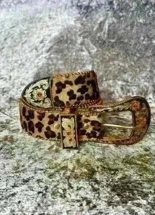 Ceinture Vintage Y2K Léopard, brand: y2k, condition: New without tags, size: 110 cm, €10.00, €11.20 includes Buyer Protection