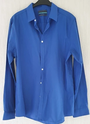 Burton Men's Blue long sleeve Dress Shirt Size L, collar 17", brand: Burton, condition: Good, size: L, £8.00, £9.10 includes Buyer Protection Pro