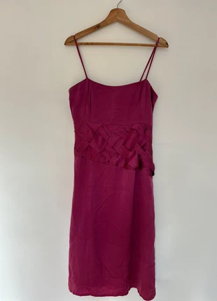 Robe bretelle fuchsia/violette satinée, zustand: Sehr gut, größe: M / 38 / 10, 5,00 €, 5,95 € inklusive Vinted-Käuferschutz