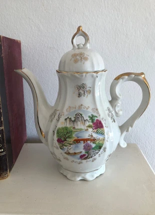 Cafetera porcelana antigua, marca: Antigua, estado: Bueno, 14,00 €, 15,40 € Protección al comprador incluida