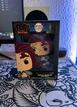 Pop Funko Tanjiro Kamado Pin, marca: Funko Pop, estado: Nuevo sin etiquetas, tamaño: Prematuro, máx. 44 cm, 7,00 €, 8,05 € Protección al comprador incluida