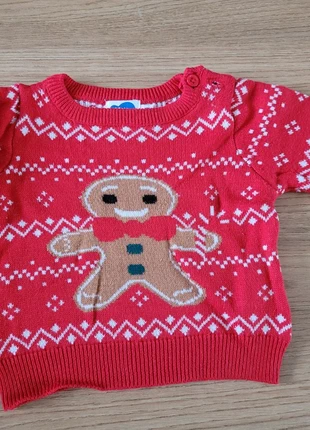 Pull Noel, merk: Mots d'enfants, staat: Heel goed, maat: 1-3 maanden / 56 cm, € 3,00, € 3,85 inclusief Kopersbescherming