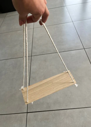 Étagère à suspendre / à fixer bois et cordes, brand: sansnom., condition: New without tags, €3.15, €4.01 includes Buyer Protection
