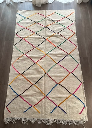 Tapis Kilim Laine 247 x 141 cm Artisanat Marocain Berbère 🐑, brand: Lana, condition: Very good, €190.00, €200.20 includes Buyer Protection