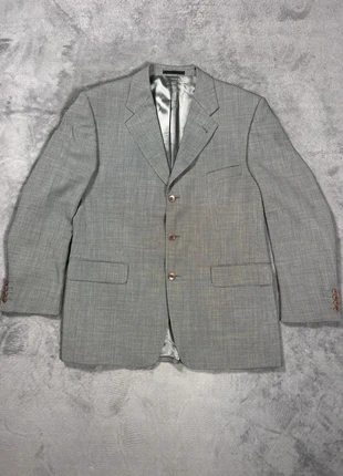Veste de costume / Blazer Yves Saint Laurent vintage gris a boutons - Taille L, brand: Yves Saint Laurent, condizioni: Ottime, taglia: L, €110.00, €116.20 include la Protezione acquisti Pro
