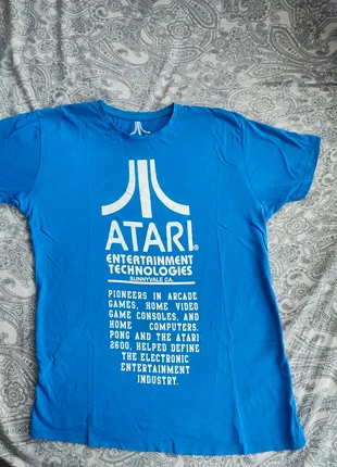 Camiseta algodón merch Atari, merk: Local, staat: Veelgebruikt, maat: M, € 1,00, € 1,75 inclusief Kopersbescherming