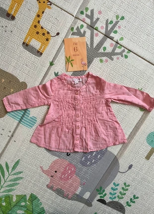 Grain de blé - Chemisier 6 mois, merk: Grain de Blé, staat: Heel goed, maat: 6-9 maanden / 68 cm, € 1,00, € 1,75 inclusief Kopersbescherming