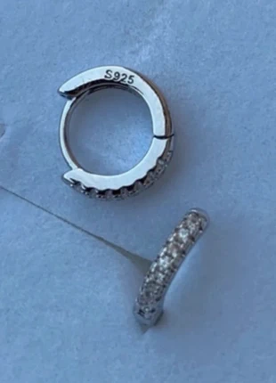 Orecchini argento 925 piccoli uomo donna unisex bimba bambina zirconi brillante, marque: Argent, état: Très bon état, 6,00 €, 7,00 € Protection acheteurs incluse