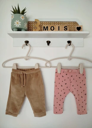 Lot 2 pantalons polaires - 3 mois - Kiabi, brand: Kiabi, condition: Very good, size: 1-3 months / 56 cm, €7.00, €8.05 includes Buyer Protection Pro