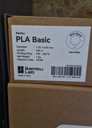 Bambu Labs filament 3d print white with Reusable spool, brand: Bambu, condition: New with tags, £16.00, £17.50 includes Buyer Protection