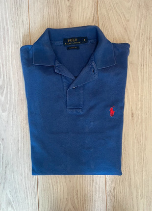 Polo Ralph Lauren taille S bleu logo rouge brodé classic fit 100% coton, marque: Ralph Lauren, état: Bon état, taille: S, 20,00 €, 21,70 € Protection acheteurs incluse