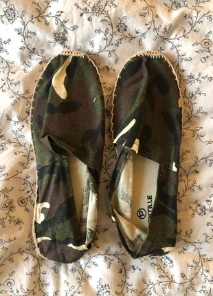 Espadrillas Pantille military print, brand: Espadrilles, condizioni: Buone, taglia: 42, €3.00, €3.85 include la Protezione acquisti