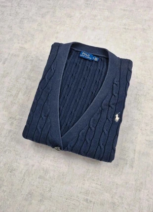 Cardigan Ralph Lauren Torsadé Bleu Marine Blanc Taille M, brand: Ralph Lauren, condition: Very good, size: M / 38 / 10, €31.90, €34.20 includes Buyer Protection Pro