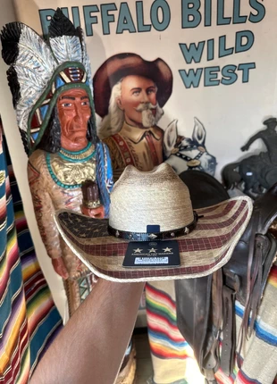 Chapeau western américain cowboy american hat maker pbr rodéo Yellowstone paille straw usa, brand: American Hat Makers, condition: New without tags, size: 55, €49.00, €52.15 includes Buyer Protection Pro