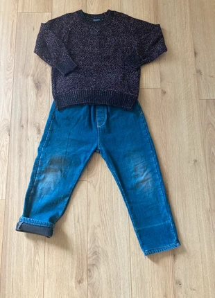 Ensemble hiver jean doublé polaire, brand: H&M, condition: Very good, size: 8 years / 128 cm, €8.00, €9.10 includes Buyer Protection
