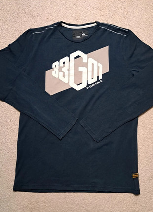 Tshirt Manche Longue G-Star Bleu Vintage Retro Y2k, marque: G-Star, état: Très bon état, taille: L, 20,00 €, 21,70 € Protection acheteurs (Pro) incluse