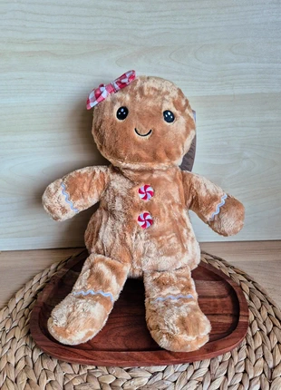 Peluche de Jengibre Chica con Lazo a Cuadros Navidad, marca: Pepco, estado: Muito bom, €12.00, €13.30 inclui Proteção do Comprador