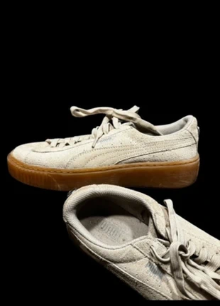 Sneakers PUMA beige femme taille 37 1/2, merk: Puma, staat: Goed, maat: 37.5, € 5,00, € 5,95 inclusief Kopersbescherming