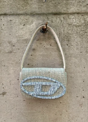 Diesel 1DR Logo Plaque denim shoulder bag y2k streetwear, marke: Diesel, zustand: Gut, 310,00 €, 326,20 € inklusive Vinted-Käuferschutz