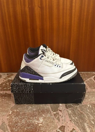 Jordan 3 dark iris viola, marca: Jordan, estado: Muy bueno, tamaño: 42,5, 50,00 €, 53,20 € Protección al comprador incluida
