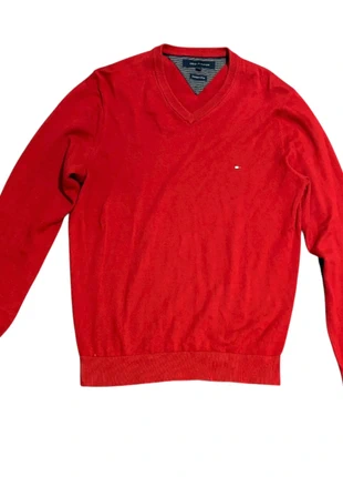 Pull Tommy Hilfiger rouge, brand: Tommy Hilfiger, condizioni: Ottime, taglia: M, €25.00, €26.95 include la Protezione acquisti Pro