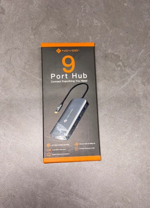 NOVOO 9-in-1 R9C USB-C Hub – Potenzia il tuo laptop con 4K HDMI, 100W PD e porte multiple, merk: novoo, staat: Nieuw met prijskaartje, € 22,90, € 24,75 inclusief Kopersbescherming