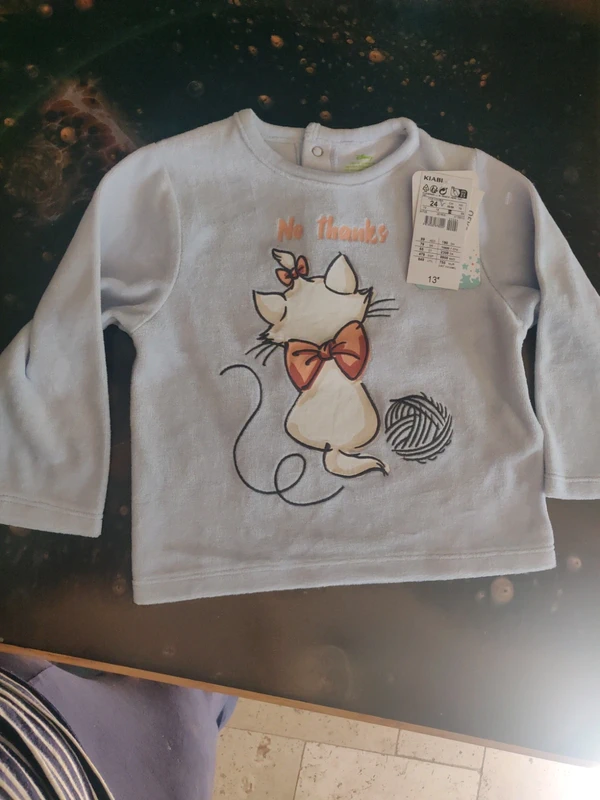 Haut de pyjama Marie Kiabi taille 24 mois