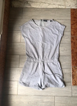 Tutina intera corta donna, Tchibo, grigio chiaro, taglia 42, cotone, ottime condizioni, marca: Tchibo, estado: Muy bueno, tamaño: M / 38 / 10, 8,00 €, 9,10 € Protección al comprador incluida