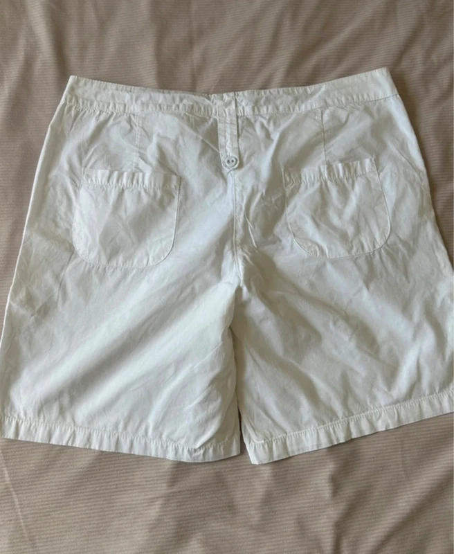 Short blanc M&S Mode - Taille 42 - 100% coton - photo numéro 2