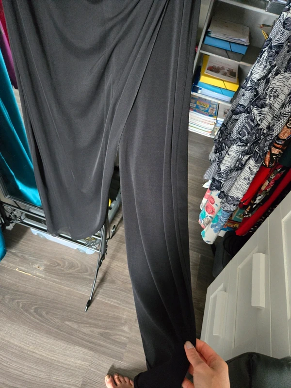 Pantalon fluide avec voile - photo numéro 2