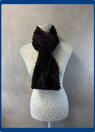 Écharpe douce imitation fourrure marron foncé – Taille unique – Lot MI22, estado: Muy bueno, 7,00 €, 8,05 € Protección al comprador Pro incluida