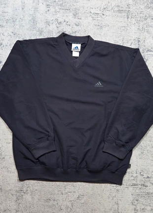 🖤 Sweat Adidas Vintage 2000’s Noir Col V Logo Brodé Regular Fit Taille M, brand: adidas, condizioni: Ottime, taglia: M, €39.99, €42.69 include la Protezione acquisti Pro