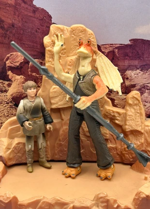 Star Wars figures - Swimming Jar Jar & Anakin, brand: Star Wars, condition: Good, size: One size, £10.00, £11.10 includes Buyer Protection Pro