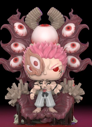 Cust0m Funkopop "sukuna with malevolent shrine incomplete" jujutsu kaisen, staat: Goed, maat: Universeel, € 150,00, € 158,20 inclusief Kopersbescherming