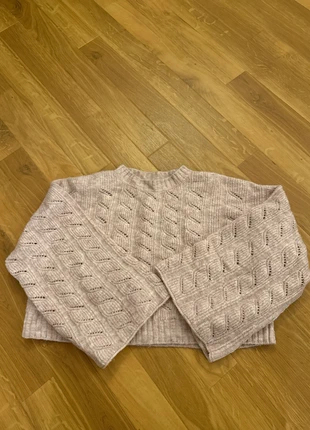 Topshop light pink crop knit jumper, brand: Topshop, condition: Very good, size: L / 12, £14.00, £15.40 includes Buyer Protection